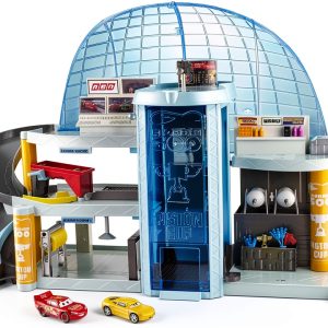 Cars 3 Florida Speedway Garage by Mattel Toy Set with 5 Play Areas-0