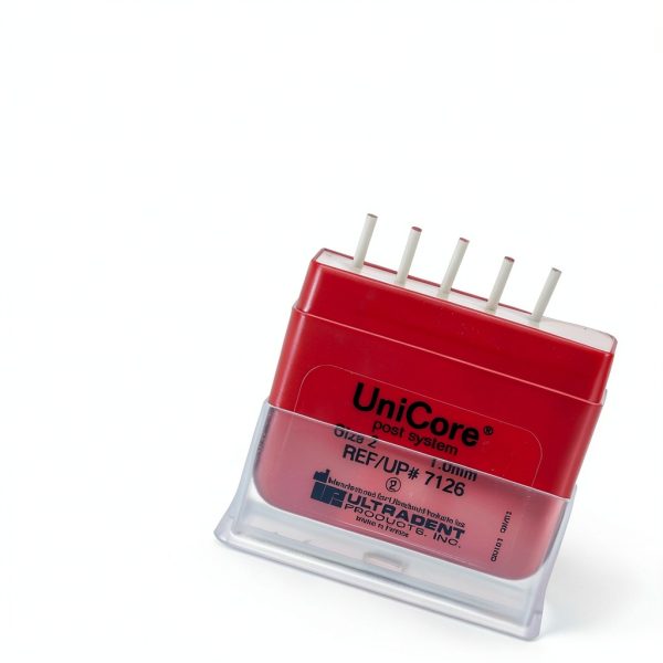 Unicore 7126 Glass Fiber Post System #2 1.0mm Red 5/Pk-2