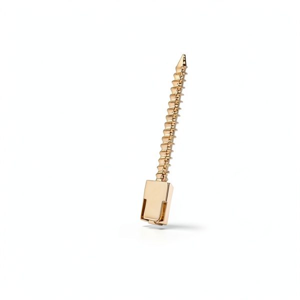 400010 HSB Gold Plated Screw Posts L1#1 Long 11.8mm 12/Pk-1